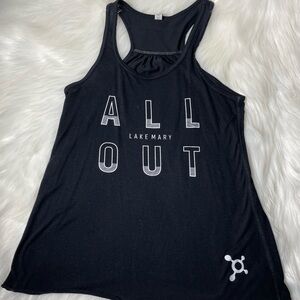 Black Tank Top Orange Theory Fitness